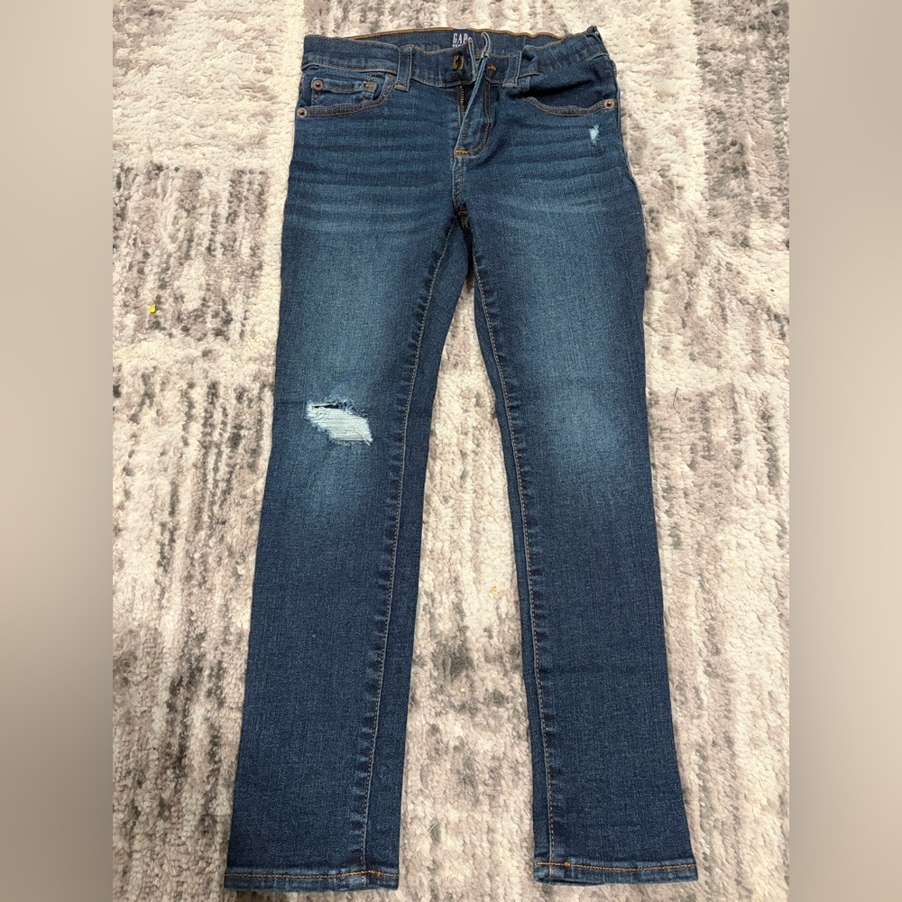 Boys Gap navy blue skinny jeans Size 8